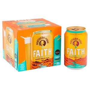 Northern Monk Faith Hazy Pale Ale 4x330ml cans