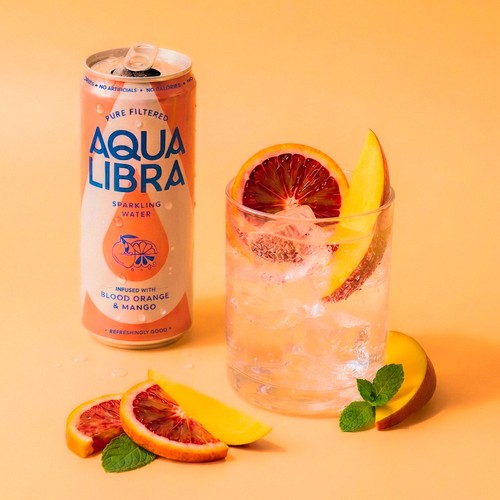 Aqua Libra Blood Orange & Mango Infused Sparkling Water
