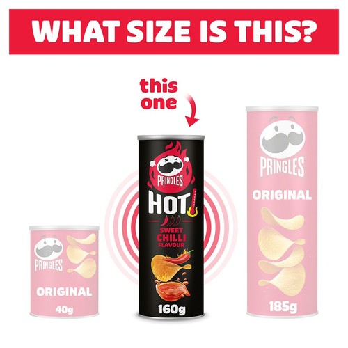 Pringles Hot Sweet Chilli Sharing Crisps