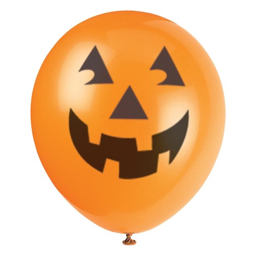 Pumpkin Halloween 9 inch Latex Balloons