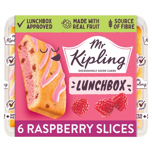 Mr Kipling Lunchbox Slices - Raspberry