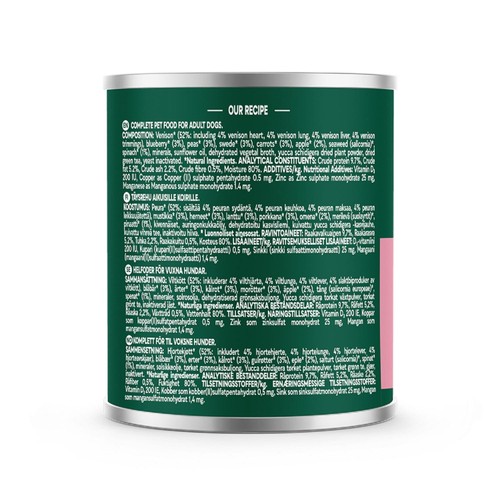 Natures Menu Country Hunter Venison Wet Dog Food Cans