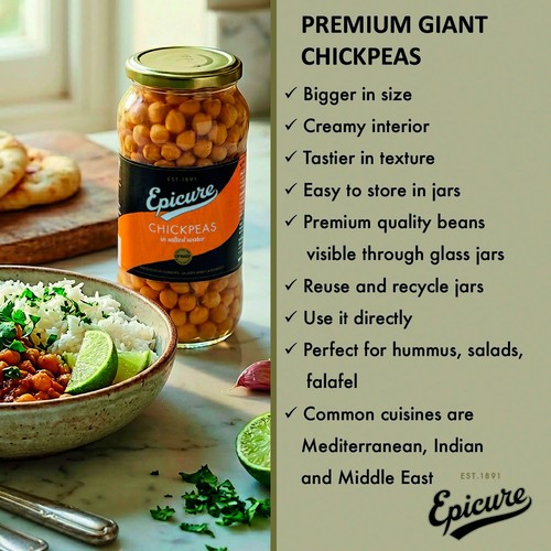 Epicure Chickpeas in Water