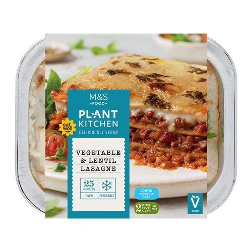 M&S Plant Kitchen Lentil Lasagne Serves 1