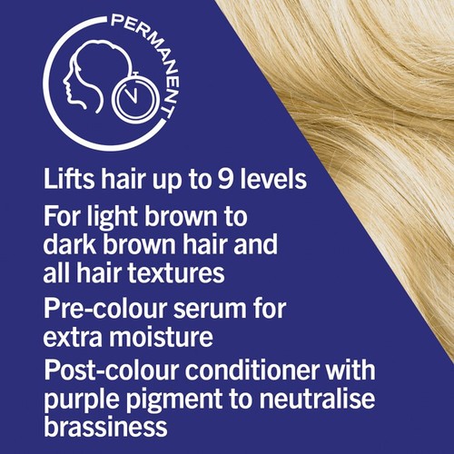 Schwarzkopf LIVE, Bleach, Permanent Blonde Hair Dye, Ultra Lightener L09