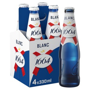 Kronenbourg 1664 Blanc Premium Lager Beer Bottles