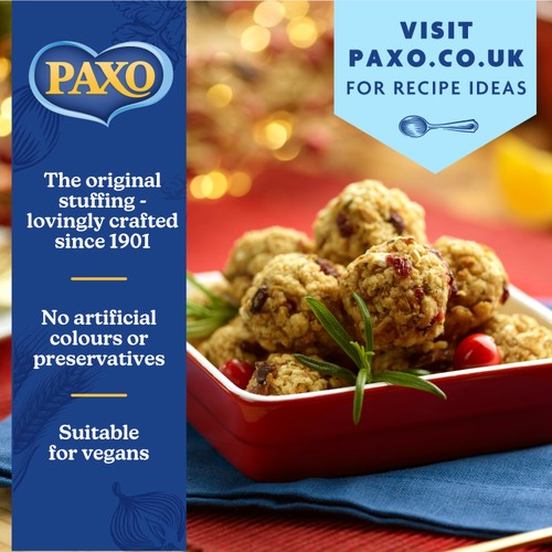 Paxo Cranberry and Chestnut Stuffing