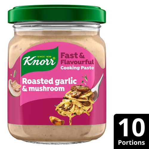 Knorr Roasted Garlic & Mushroom Cooking Paste, 165g Knorr Roasted Garlic & Mushroom Cooking Paste, 165g