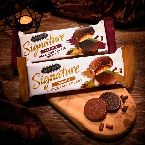 McVitie's Signature Caramel Chocolate Rounds Biscuits