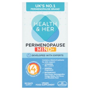 Health & Her Perimenopause Mind+ Multi-nutrient Supplement Capsules