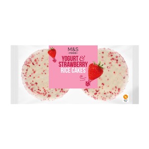 M&S Yogurt & Strawberry Rice Cakes