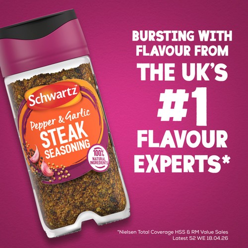 Schwartz Pepper & Garlic Steak Seasoning Jar