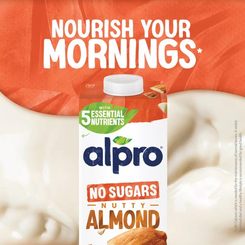 Alpro Almond No Sugar Long Life Dairy Free Drink
