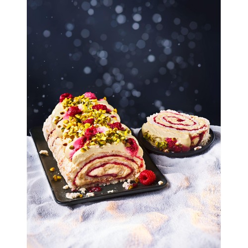 M&S Collection Raspberry & Pistachio Roulade Frozen