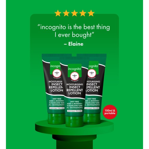 Incognito insect repellent lotion