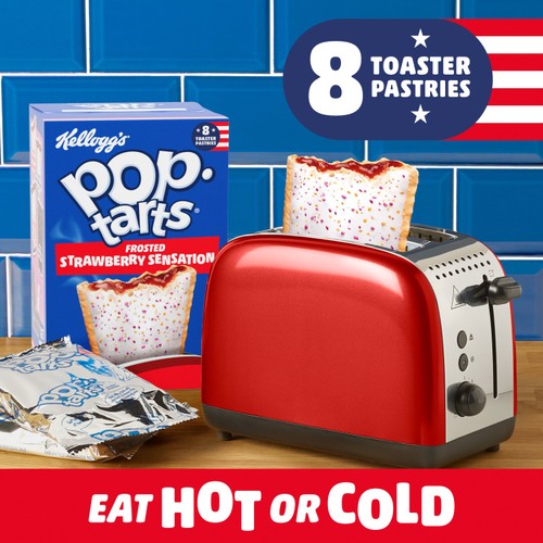 Kellogg's Pop Tarts Frosted Strawberry Sensation