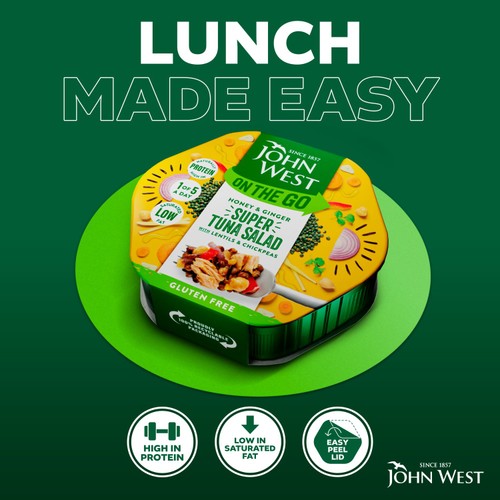 John West On The Go Honey & Ginger Super Tuna Salad Gluten Free