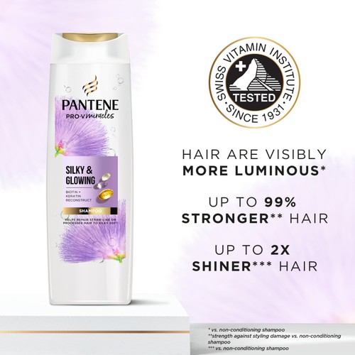 Pantene Silky and Glowing Shampoo