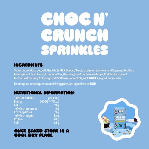 Epic Choc n Crunch Cake Sprinkles