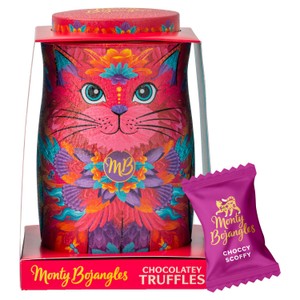 Monty Bojangles Persian Pink Tin Choccy Scoffy Truffles