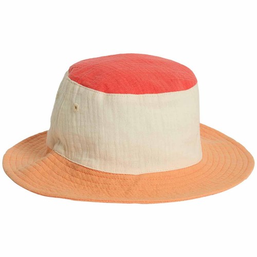M&S Unisex Colour Block Bucket Hat, 0-3 Months, Pink