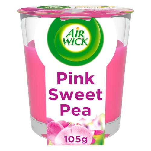 Airwick Pink Sweet Pea Candle