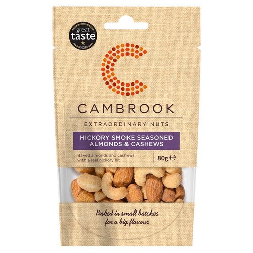 Cambrook Hickory Smoke Seasoned Almonds & Cashews