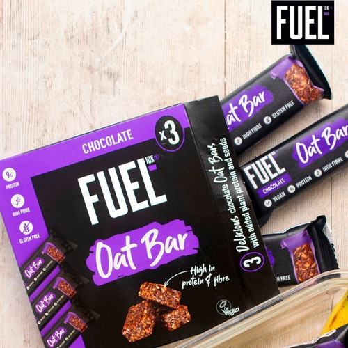 FUEL 10K Chocolate Protein Cereal Oat Bars
