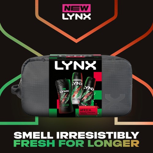 Lynx Africa Washbag Gift Set
