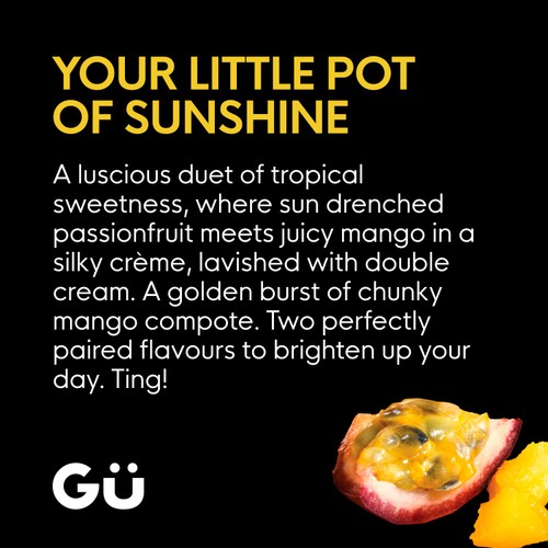 Gu Mango & Passionfruit Fruit Creme Dessert