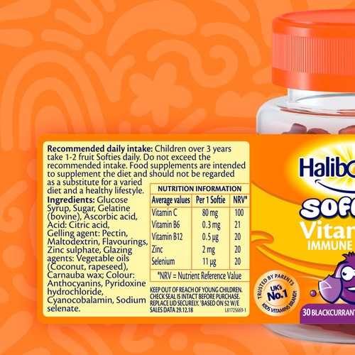 Haliborange Kid's Softies Vitamin C Gummies 3-12yrs