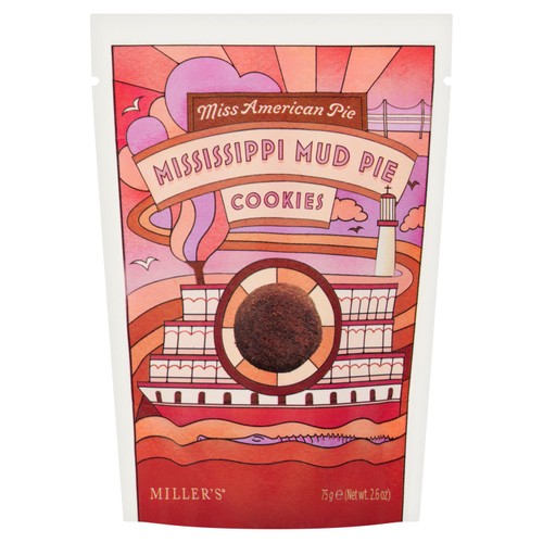 Miss American Pie Mississippi Mud Pie Cookies, 75g