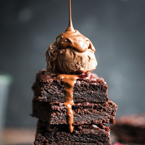 Oppo Gooey Chocolate Brownie Low Calorie Ice Cream Tub
