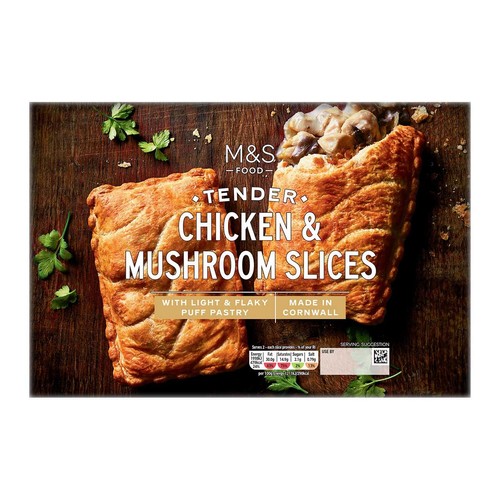 M&S 2 Chicken & Mushroom Slices