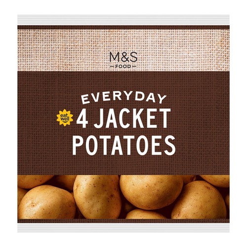M&S 4 Jacket Potatoes