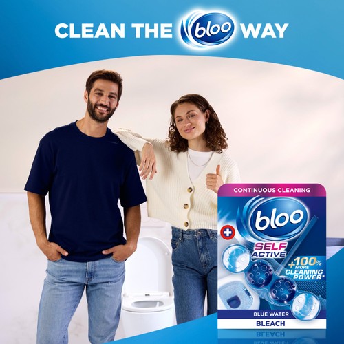 Bloo Colour Active+ Bleach Toilet Rim Blocks
