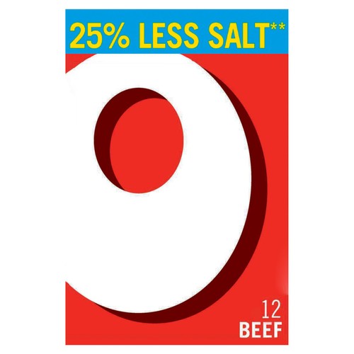Oxo 12 Reduced Salt Beef Stock Cubes