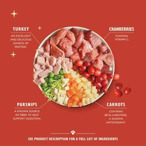 Lily's Kitchen Dog Christmas Turkey and Ham Tin