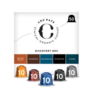 CRU Kafe Organic Coffee Pods Discovery Pack