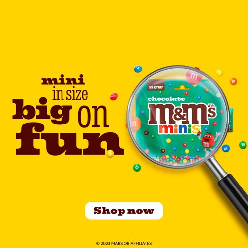 M&M's Minis Milk Chocolate More to Share Pouch Bag