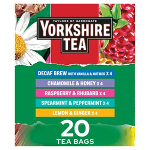 Yorkshire Tea Green Tea Selection Pack Enveloped Tea Bags