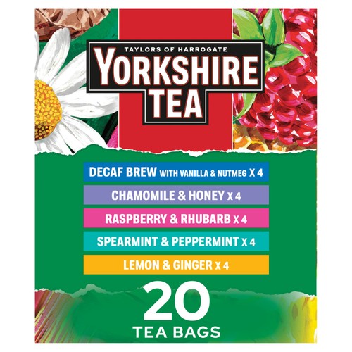 Yorkshire Tea Fruit & Herbal Selection Pack Enveloped Tea Bags