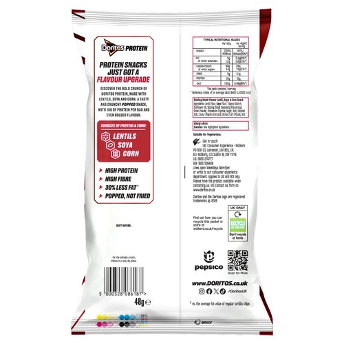 Doritos Protein Sizzlin Steak
