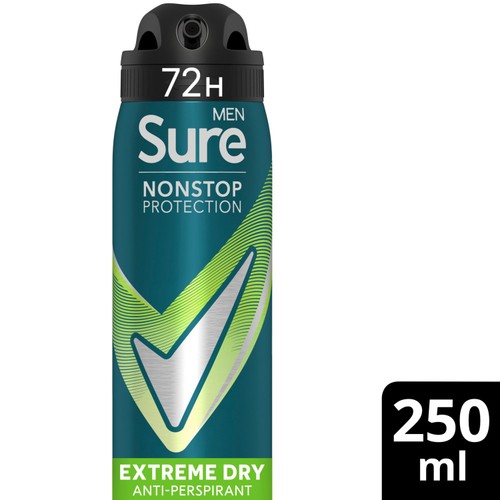 Sure Men 72hr Nonstop Protection Extreme Dry Antiperspirant Deodorant