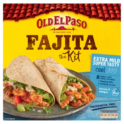 Old El Paso Mexican Extra Mild Super Tasty Fajita Kit