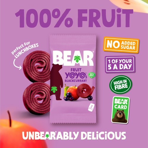BEAR Fruit Yoyos Blackcurrant Family Pack