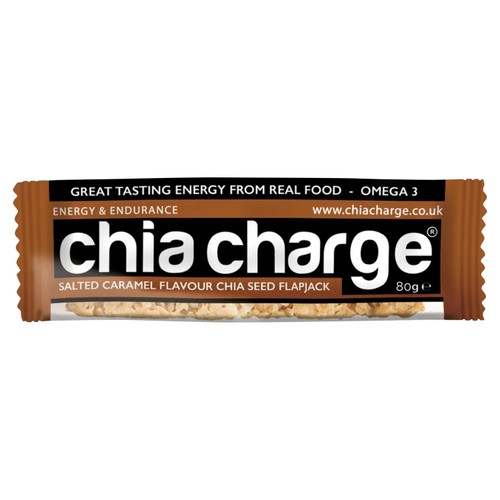 Chia Charge Salted Caramel Chia Seed Flapjack 