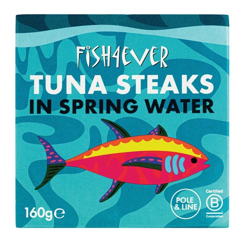 Fish 4 Ever Azores Skipjack Tuna Steaks in Spring Water