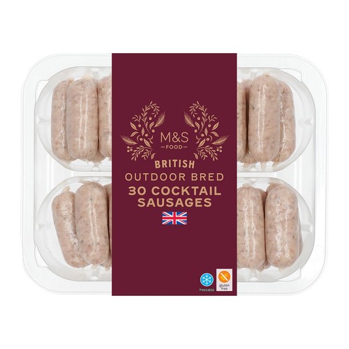 M&S British 30 Cocktail Sausages