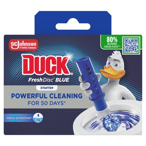 Duck Toilet Fresh Disc Holder Blue